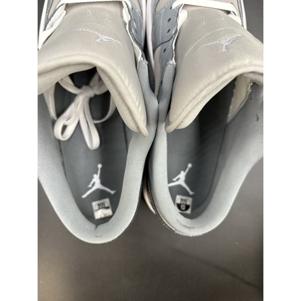 Air Jordan 1 Low SE Men's Sz 13 Medium Grey/Cool Grey-White - Picture 8 of 12